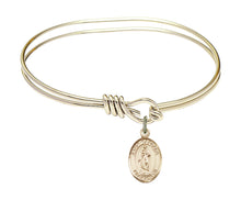 Load image into Gallery viewer, St. Barbara Custom Bangle - Gold Filled
