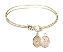 Load image into Gallery viewer, St. Alphonsus Custom Bangle - Gold Filled
