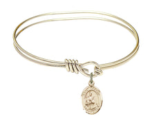 Load image into Gallery viewer, St. Gerard Majella Custom Bangle - Gold Filled
