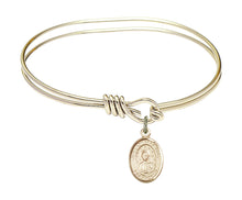 Load image into Gallery viewer, Our Lady of La Vang Custom Bangle - Gold Filled

