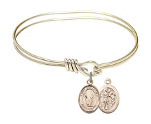 Load image into Gallery viewer, St. Sebastian / Gymnastics Custom Bangle - Gold Filled
