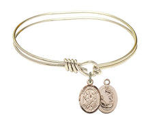 Load image into Gallery viewer, St. Cecilia / Marching Band Custom Bangle - Gold Filled
