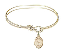 Load image into Gallery viewer, Our Lady of Fatima Custom Bangle - Gold Filled
