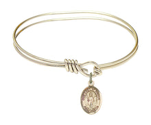 Load image into Gallery viewer, Our Lady of Knock Custom Bangle - Gold Filled
