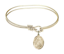 Load image into Gallery viewer, St. Edburga of Winchester Custom Bangle - Gold Filled
