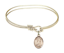 Load image into Gallery viewer, St. Rocco Custom Bangle - Gold Filled
