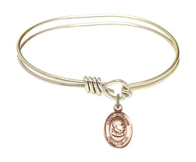 Load image into Gallery viewer, Pope St. John XXIII Custom Bangle - Gold Filled
