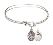 Load image into Gallery viewer, St. Dominic Savio Custom Bangle - Silver
