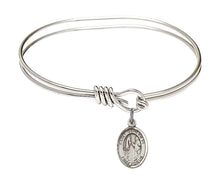 Load image into Gallery viewer, St. Genevieve Custom Bangle - Silver
