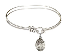 Load image into Gallery viewer, St. Joseph Custom Bangle - Silver
