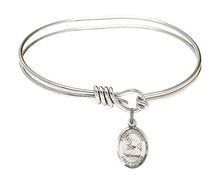 Load image into Gallery viewer, St. Joshua Custom Bangle - Silver
