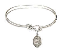 Load image into Gallery viewer, Our Lady of Loretto Custom Bangle - Silver
