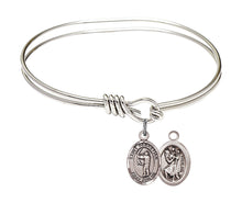 Load image into Gallery viewer, St. Sebastian / Archery Custom Bangle - Silver
