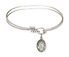 Load image into Gallery viewer, St. Maria Goretti Custom Bangle - Silver
