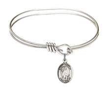 Load image into Gallery viewer, St. Amelia Custom Bangle - Silver
