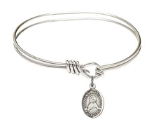 Load image into Gallery viewer, Immaculate Heart of Mary Custom Bangle - Silver
