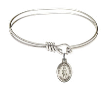 Load image into Gallery viewer, Virgin of the Globe Custom Bangle - Silver
