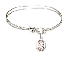 Load image into Gallery viewer, St. Fina Custom Bangle - Silver
