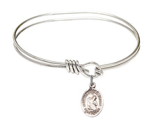 Load image into Gallery viewer, Blessed Herman the Cripple Custom Bangle - Silver
