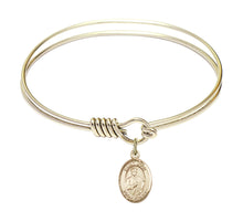 Load image into Gallery viewer, St. Jude Thaddeus Custom Bangle - Gold Filled
