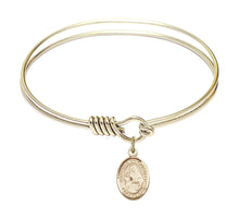 Load image into Gallery viewer, Madonna del Ghisallo Custom Bangle - Gold Filled
