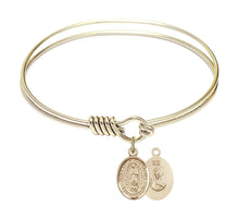 Load image into Gallery viewer, Our Lady of Guadalupe Custom Bangle - Gold Filled
