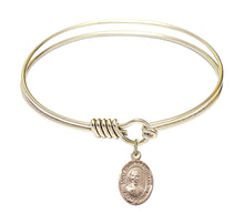Load image into Gallery viewer, St. John Berchmans Custom Bangle - Gold Filled
