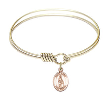 Load image into Gallery viewer, St. Anne Custom Bangle - Gold Filled
