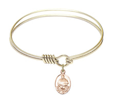 Load image into Gallery viewer, Pope Francis Custom Bangle - Gold Filled
