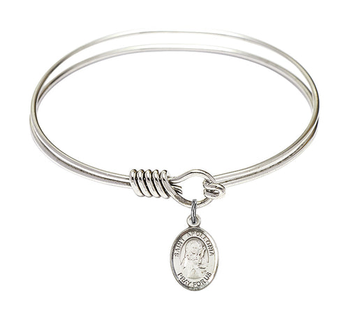 St. Apollonia Custom Bangle - Silver