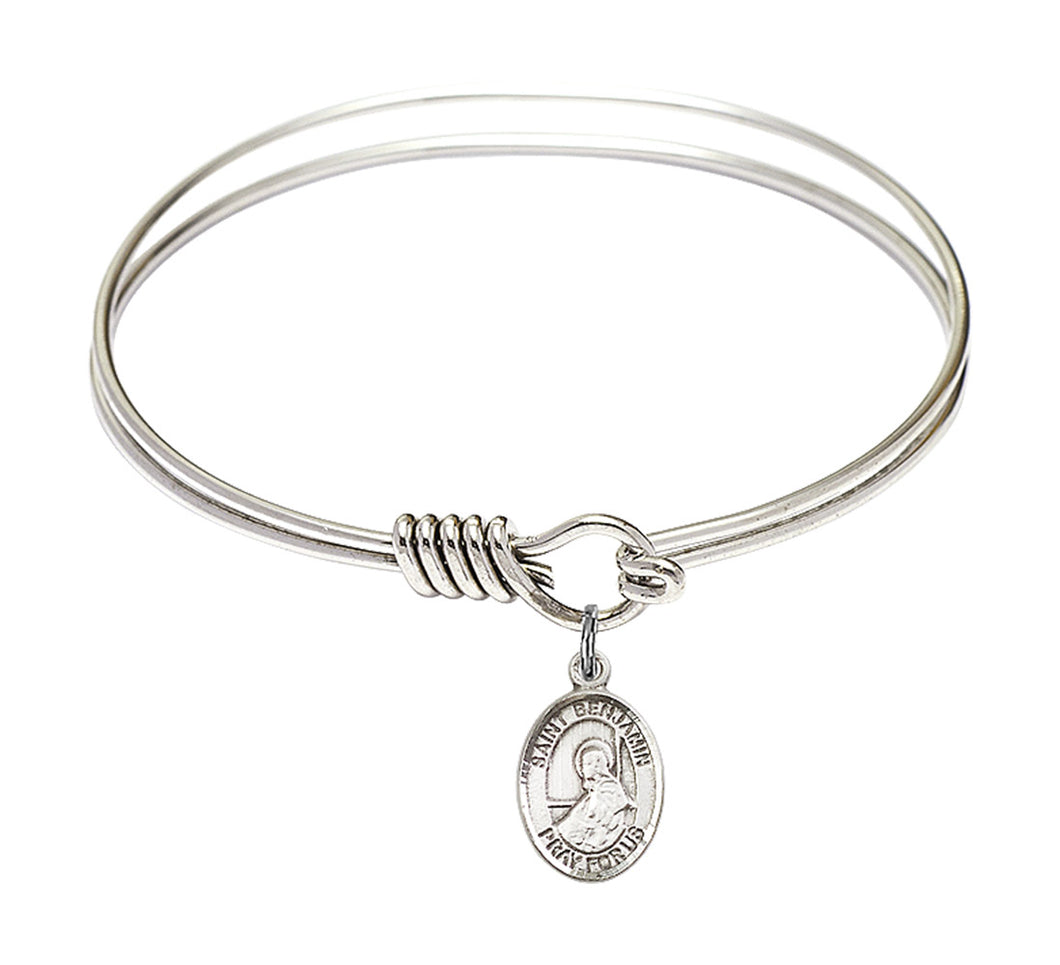 St. Benjamin Custom Bangle - Silver