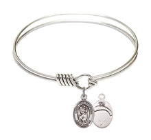 Load image into Gallery viewer, St. Dominic Savio Custom Bangle - Silver
