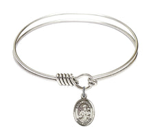 Load image into Gallery viewer, St. Joseph Custom Bangle - Silver
