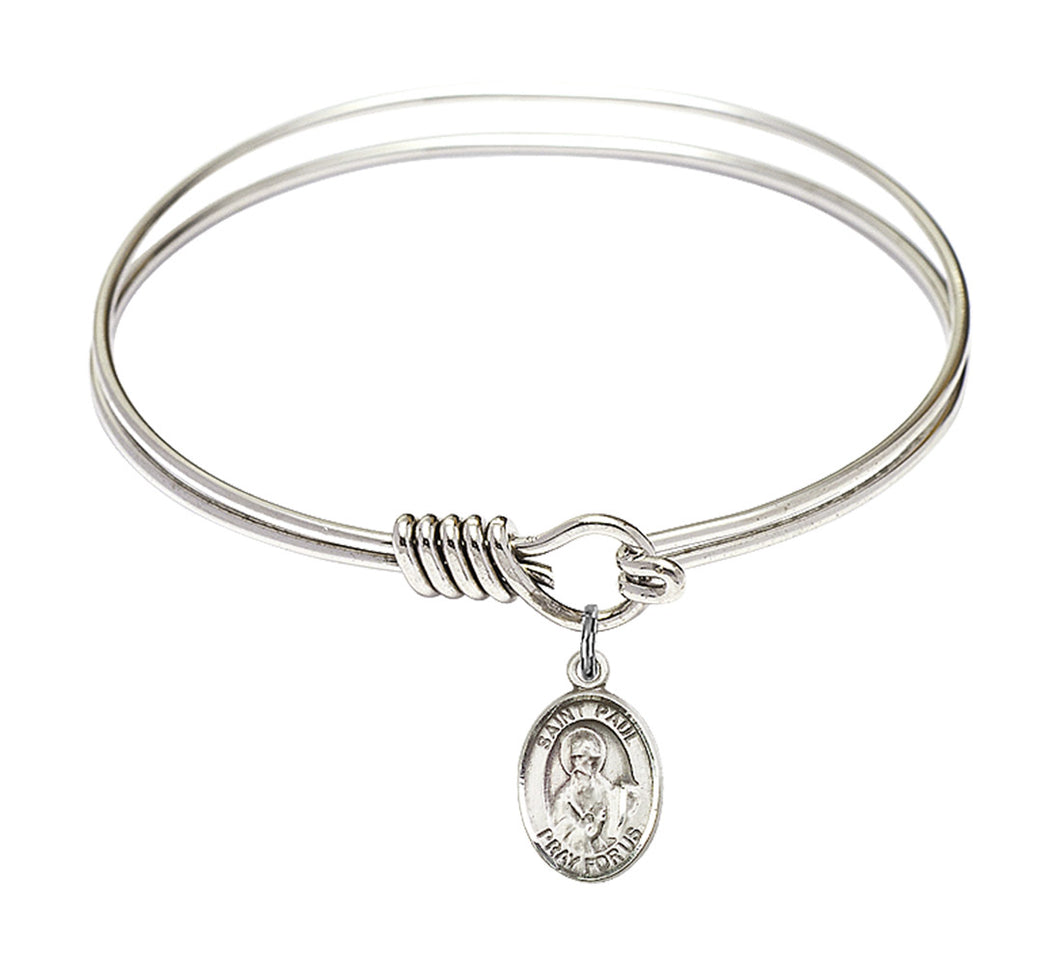 St. Paul the Apostle Custom Bangle - Silver