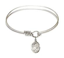Load image into Gallery viewer, St. Martin de Porres Custom Bangle - Silver
