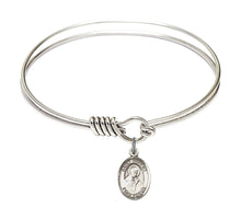 Load image into Gallery viewer, St. Robert Bellarmine Custom Bangle - Silver
