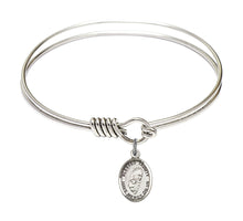 Load image into Gallery viewer, Blessed Trinity Custom Bangle - Silver
