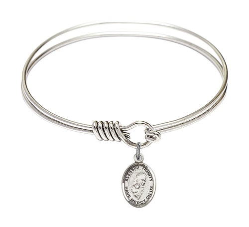 Blessed Trinity Custom Bangle - Silver