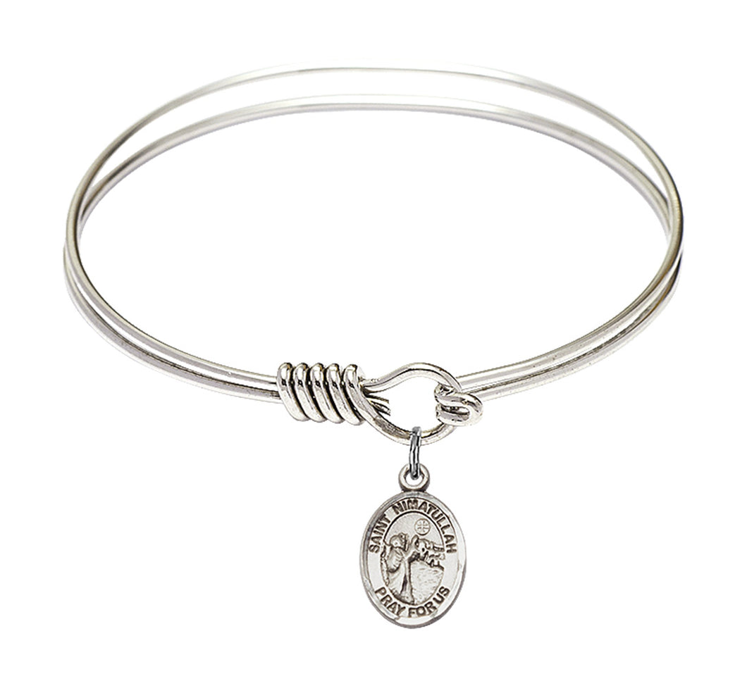 St. Nimatullah Custom Bangle - Silver