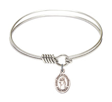 Load image into Gallery viewer, St. John of Capistrano Custom Bangle - Silver
