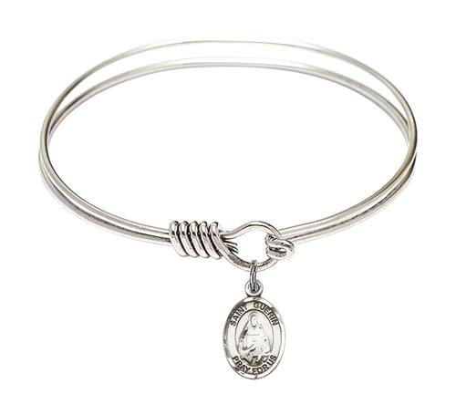 St. Theodora Custom Bangle - Silver