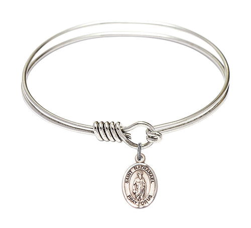 St. Nathanael Custom Bangle - Silver