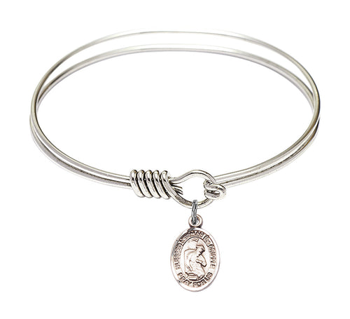 Blessed Herman the Cripple Custom Bangle - Silver