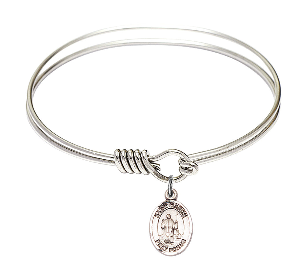 St. Maron Custom Bangle - Silver