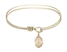 Load image into Gallery viewer, St. Benjamin Custom Bangle - Gold Filled
