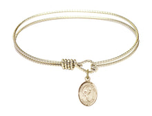 Load image into Gallery viewer, St. Philomena Custom Bangle - Gold Filled
