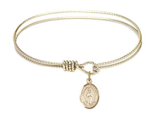 Load image into Gallery viewer, Our Lady of Fatima Custom Bangle - Gold Filled

