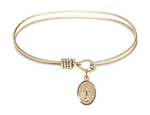 Load image into Gallery viewer, Our Lady of All Nations Custom Bangle - Gold Filled
