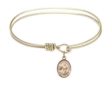 Load image into Gallery viewer, St. Anthony of Egypt Custom Bangle - Gold Filled
