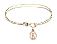 Load image into Gallery viewer, Blessed Miguel Pro Custom Bangle - Gold Filled
